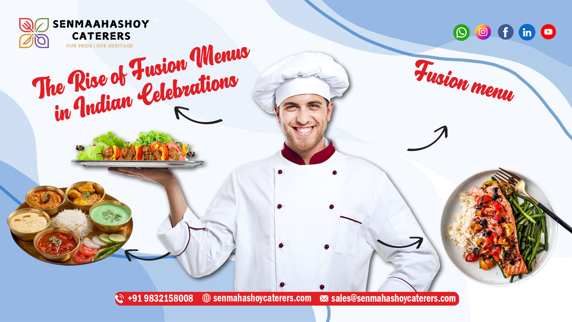 Fusion Menus in Indian Events Kolkata